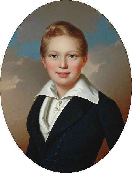 unknow artist Portrait of Archduke Alexander of Austria son of Archduke Joseph, Palatine of Hungary Sweden oil painting art